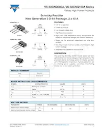 VS-83CNQ100ASMPBF數據表 封面