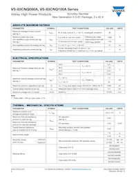 VS-83CNQ100ASMPBF Datenblatt Seite 2