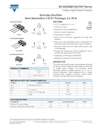 VS-85CNQ015ASMPBF Datenblatt Cover