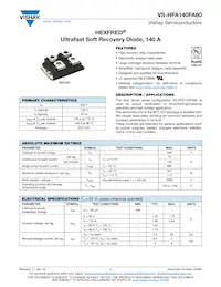 VS-HFA140FA60數據表 封面