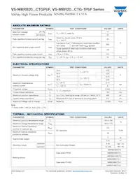 VS-MBRB2080CTGPBF Datenblatt Seite 2