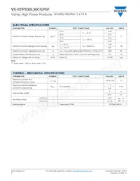 VS-STPS30L30CGTRRP Datasheet Pagina 2