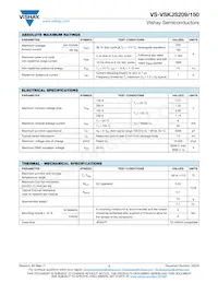 VS-VSKJS209/150 Datasheet Pagina 2