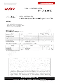 DBD250G Datenblatt Cover