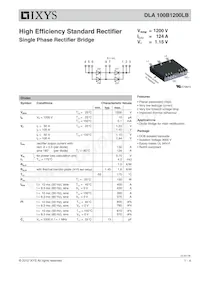 DLA100B1200LB-TUB Datasheet Copertura