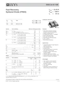 DSEI2X61-10B Datasheet Copertura