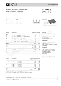 DSSK80-006B Datasheet Copertura
