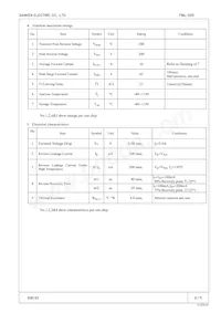 FML-22S Datasheet Pagina 2