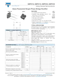 GBPC35005-E4/1 Datasheet Copertura