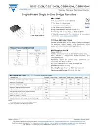 GSIB1560N-M3/45 Datasheet Copertura