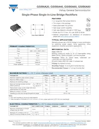 GSIB6A80-E3/45 Datasheet Copertura