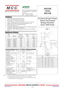 MB8M-BP Datasheet Cover