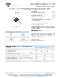 MBRB1090CT-E3/8W Datenblatt Cover