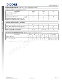 MBRD20200CT-13 Datasheet Pagina 2