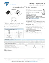 PB4006-E3/45 Datasheet Copertura