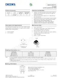 SBR10100CTB數據表 封面