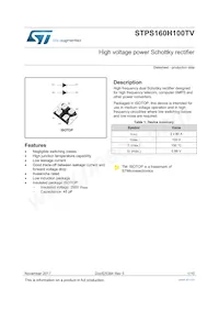 STPS160H100TV Datasheet Copertura