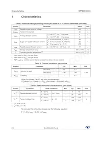 STPSC8H065CT Datenblatt Seite 2
