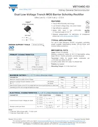 VBT1045C-E3/8W Datasheet Copertura