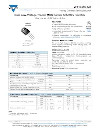 VFT1045C-M3/4W Datasheet Copertura