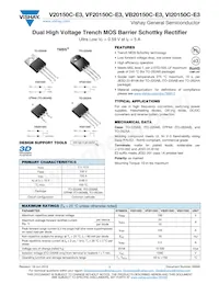 VI20150C-E3/4W數據表 封面