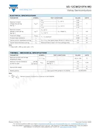 VS-12CWQ10FNTRR-M3數據表 頁面 2