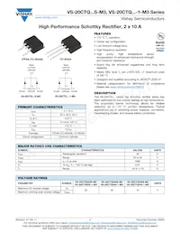 VS-20CTQ040STRR-M3 Datenblatt Cover