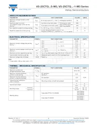 VS-25CTQ040STRL-M3 Datasheet Pagina 2