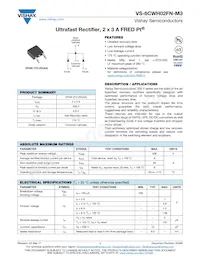 VS-6CWH02FNTRR-M3 Datenblatt Cover