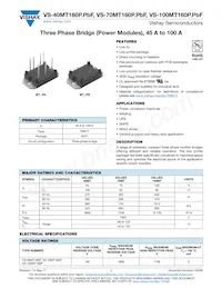 VS-70MT160PAPBF Datasheet Cover