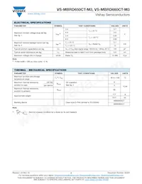 VS-MBRD660CT-M3 Datasheet Pagina 2