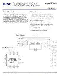 8440258AKI-45LFT Datasheet Copertura