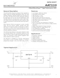 AAT3218IGV-3.0-T1 Datasheet Copertura