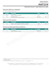 AAT3218IGV-3.0-T1數據表 頁面 3