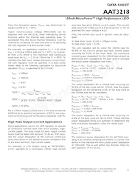 AAT3218IGV-3.0-T1 Datasheet Pagina 11