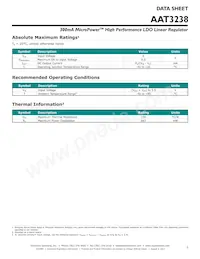 AAT3238IGU-1.8-000 Datasheet Pagina 3