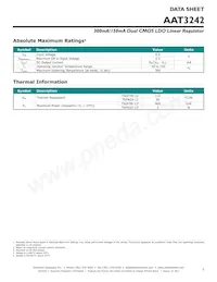 AAT3242IWP-IQ-T1數據表 頁面 3