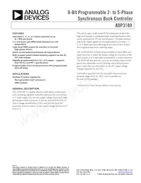 ADP3189JCPZ-R7 Datenblatt Cover