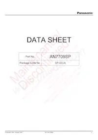 AN7709SP-E1 Datasheet Cover