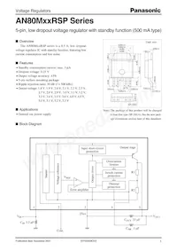 AN80M27RSPTX Datasheet Copertura