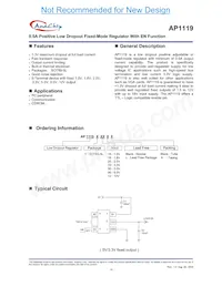 AP1119Y90L-13 Datasheet Copertura