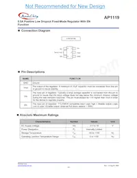 AP1119Y90L-13 Datasheet Pagina 2