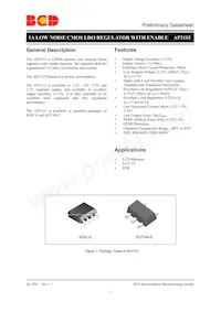 AP2115R5A-3.3TRG1 Datenblatt Cover