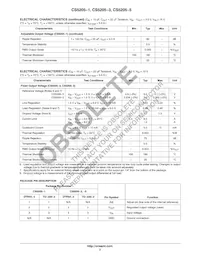 CS5205-1GT3 Datasheet Page 3