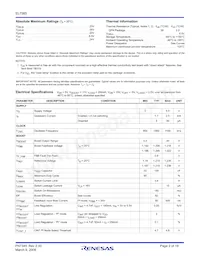 EL7585ILZ-T7 Datasheet Page 2