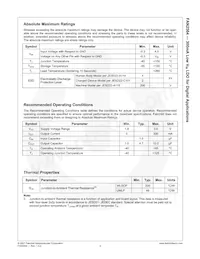 FAN2564UC25X Datasheet Pagina 4