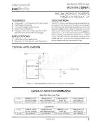 IRU1010-33CSPBF Datenblatt Cover