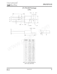 IRU1015-33CPTR Datasheet Pagina 7