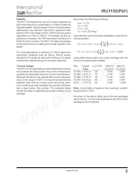 IRU1150CSTRPBF Datasheet Pagina 5