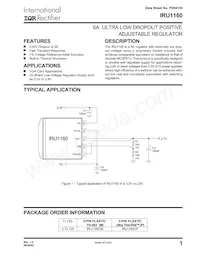 IRU1160CMTR Datasheet Copertura